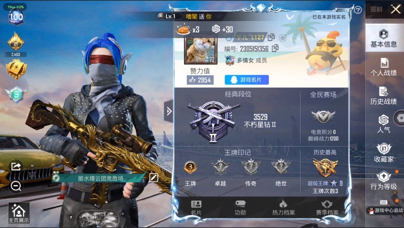 HPQM3179576和平精英账号详情图2