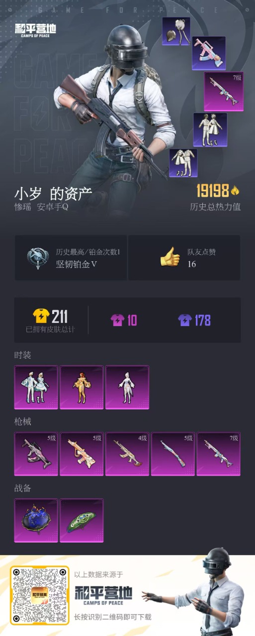 HPQM3179957和平精英账号详情图2 HPQM3179957和平精英账号详情图2