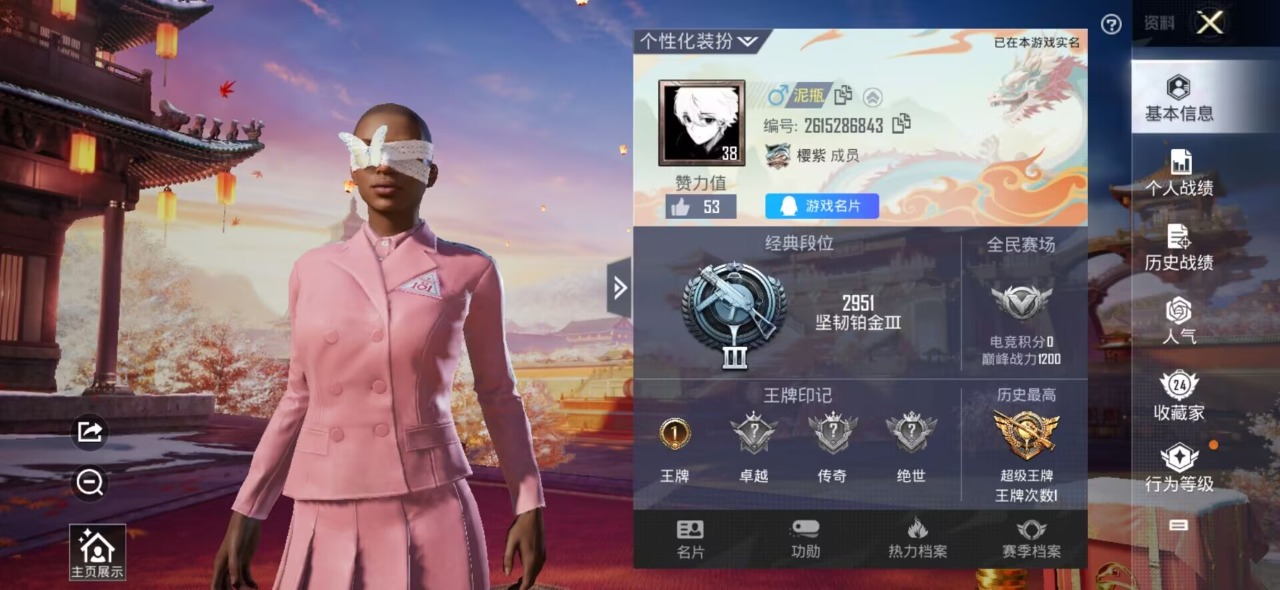 HPQM3180314和平精英账号详情图3