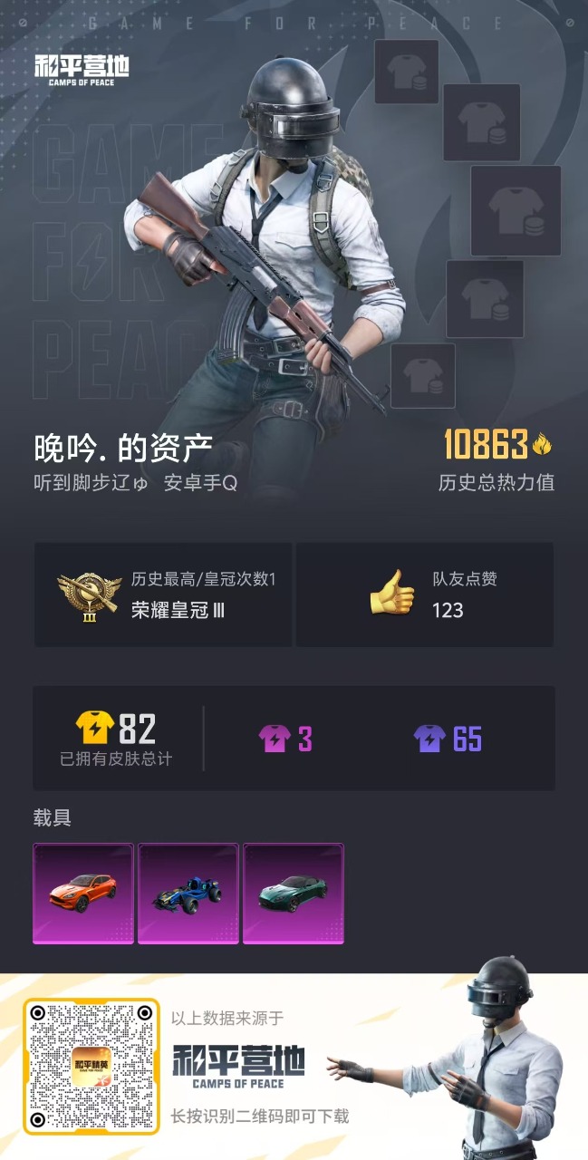 HPQM3193314和平精英账号详情图4 HPQM3193314和平精英账号详情图4