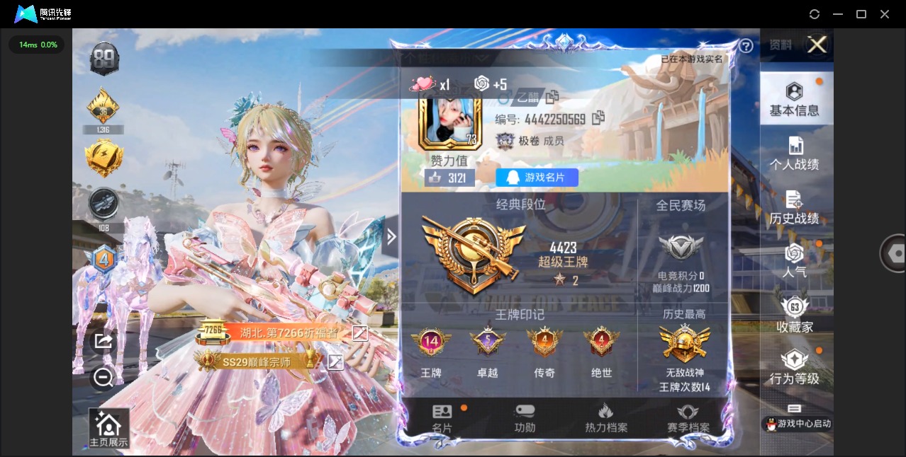 HPQM3193448和平精英账号详情图2 HPQM3193448和平精英账号详情图2