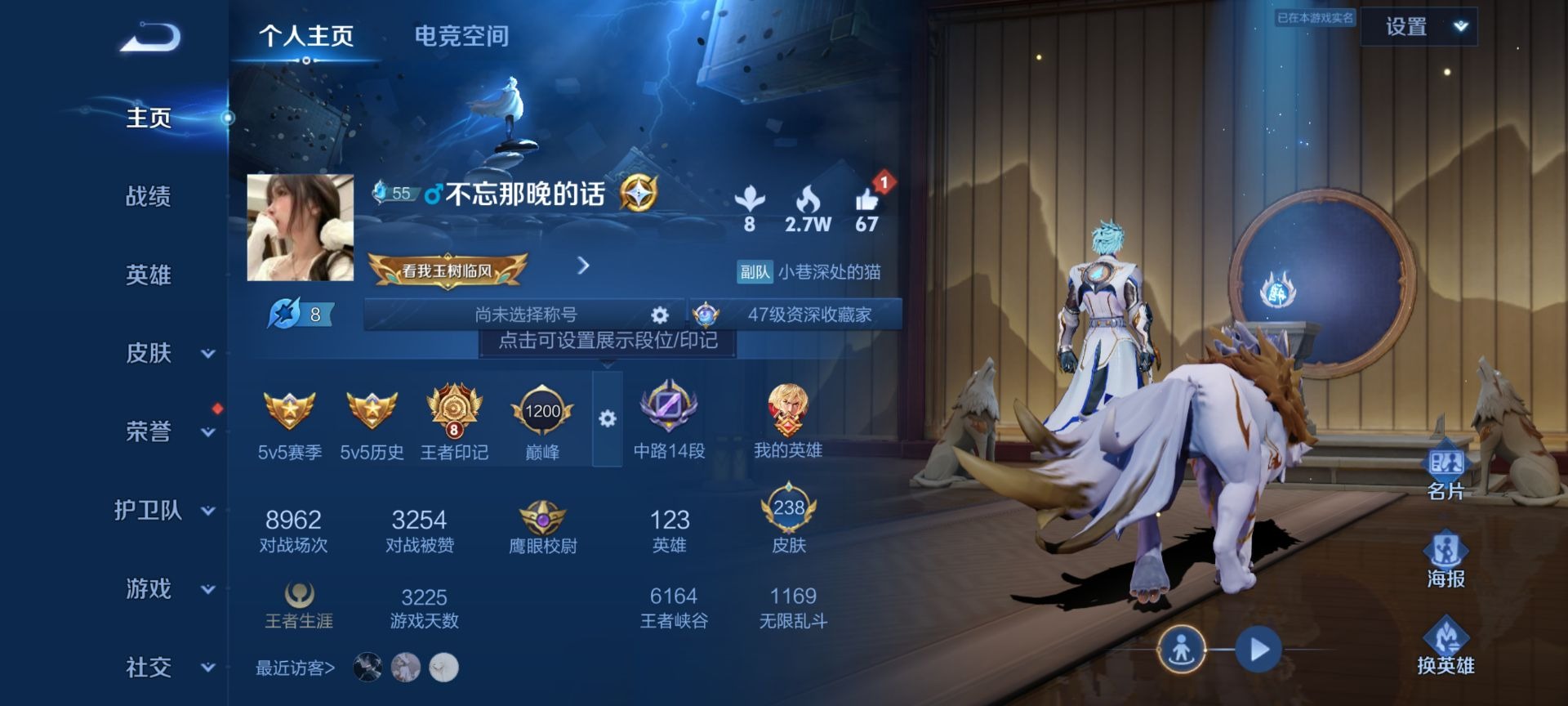WZQM3118999王者荣耀账号详情图4 WZQM3118999王者荣耀账号详情图4