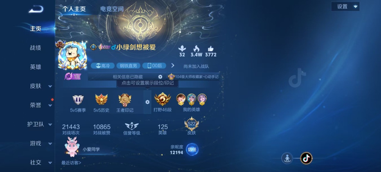 WZQM3119101王者荣耀账号详情图19 WZQM3119101王者荣耀账号详情图19