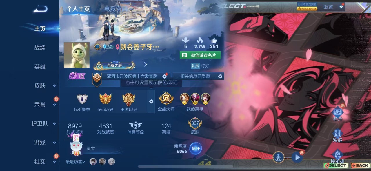 WZQM3119148王者荣耀账号详情图2 WZQM3119148王者荣耀账号详情图2