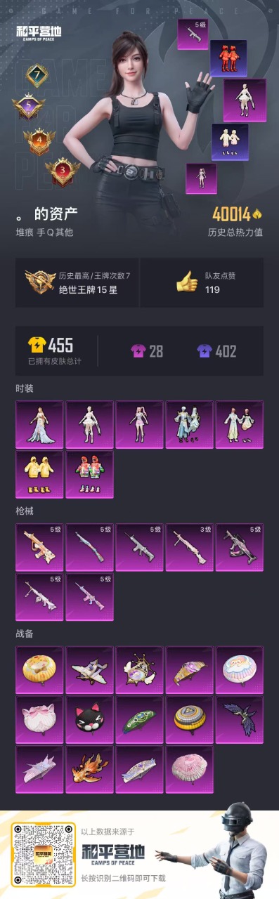 HPQM3193308和平精英账号详情图2 HPQM3193308和平精英账号详情图2