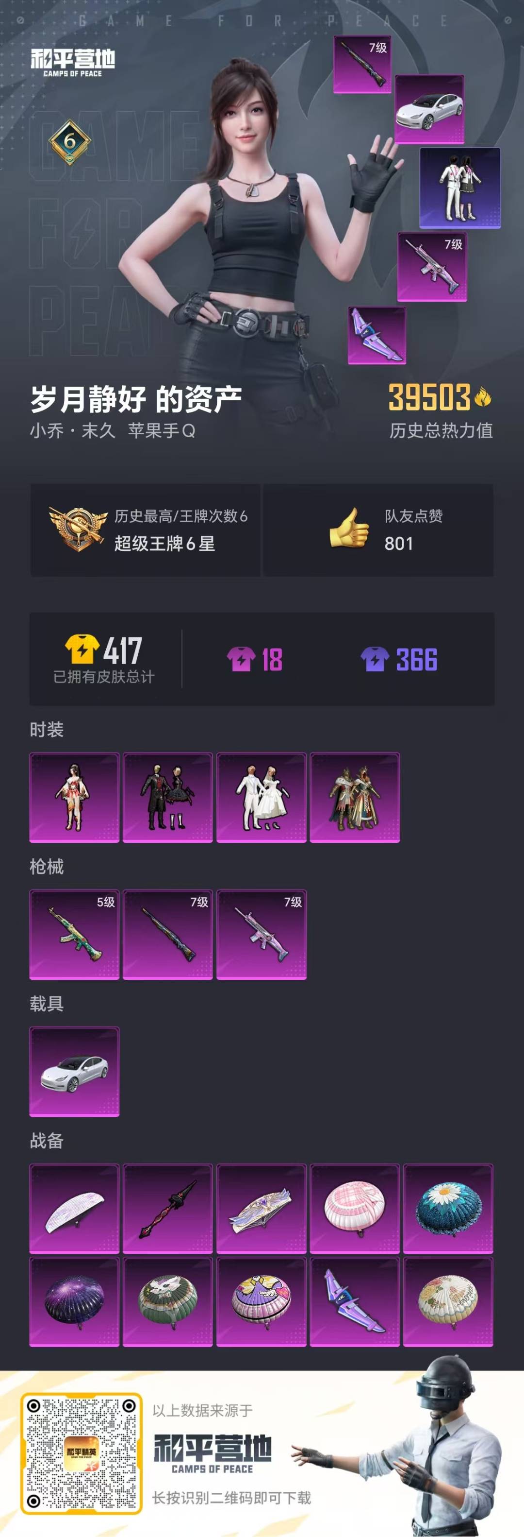 HPQM3193915和平精英账号详情图3 HPQM3193915和平精英账号详情图3
