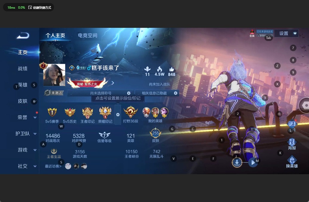WZQM3119895王者荣耀账号详情图2 WZQM3119895王者荣耀账号详情图2