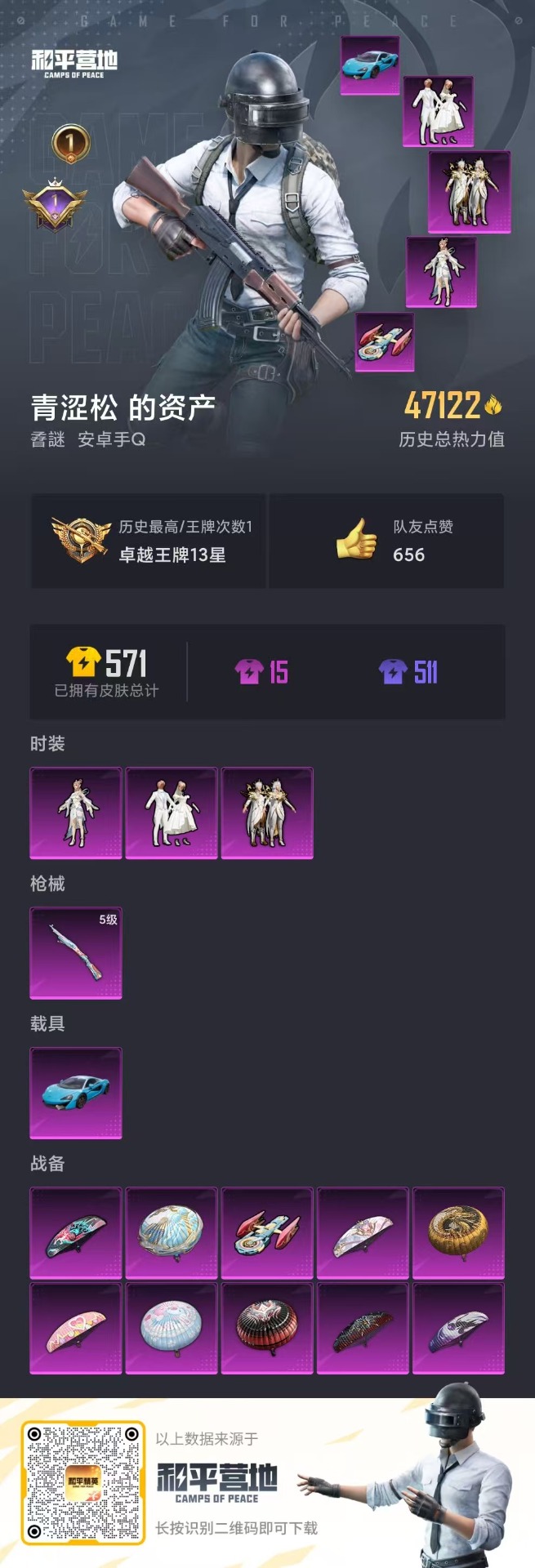 HPQM3195023和平精英账号详情图2 HPQM3195023和平精英账号详情图2