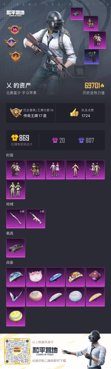 HPQM3195056和平精英账号详情图2 HPQM3195056和平精英账号详情图2