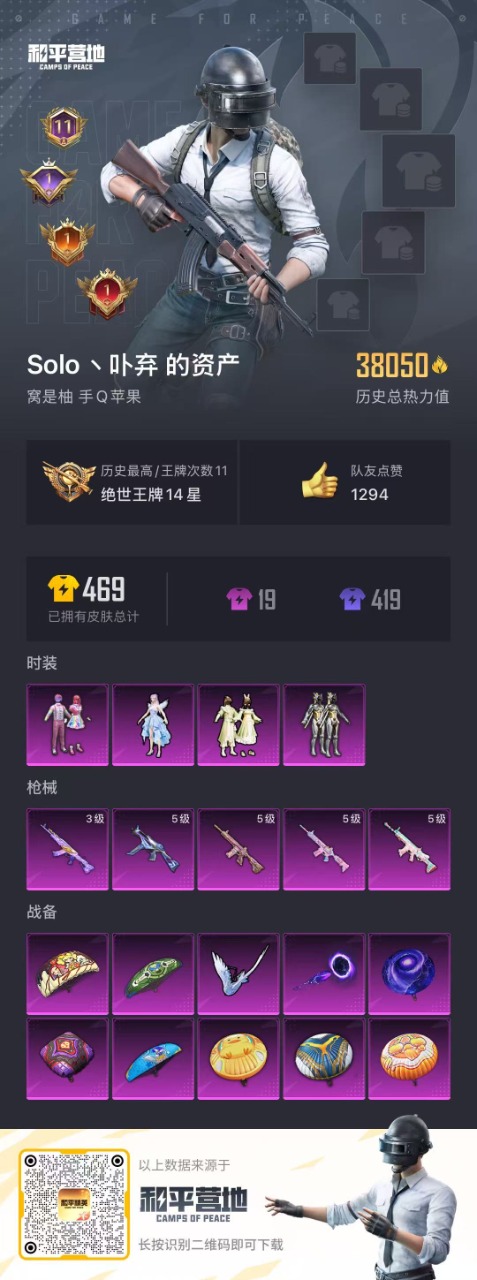 HPQM3196129和平精英账号详情图4 HPQM3196129和平精英账号详情图4