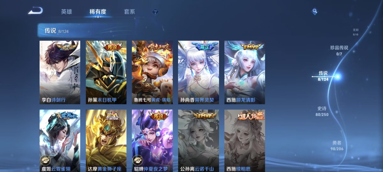 WZQM3122427王者荣耀账号详情图3 WZQM3122427王者荣耀账号详情图3