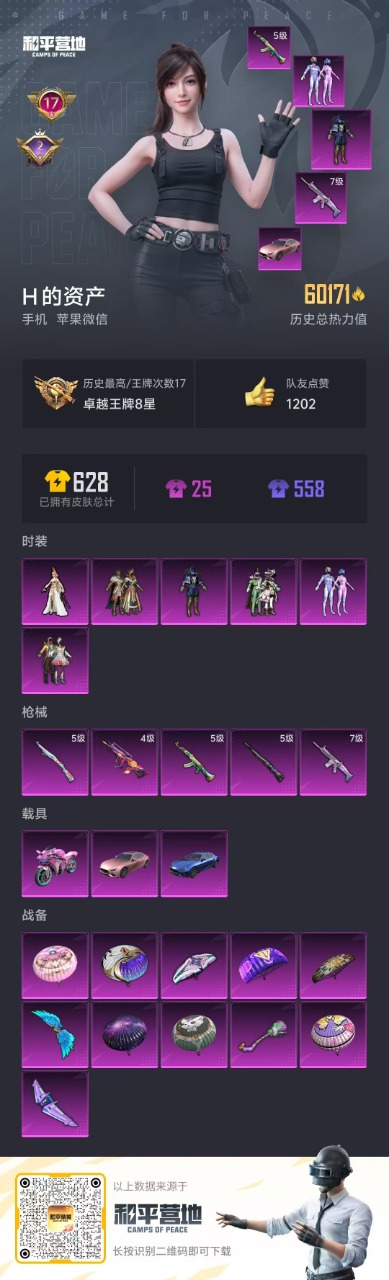 HPQM3199163和平精英账号详情图17 HPQM3199163和平精英账号详情图17