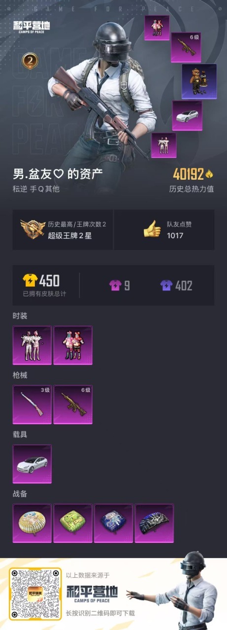 HPQM3199821和平精英账号详情图15 HPQM3199821和平精英账号详情图15