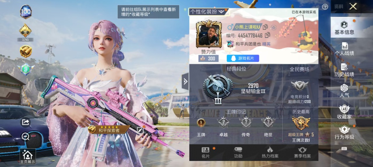 HPQM3201521和平精英账号详情图14 HPQM3201521和平精英账号详情图14