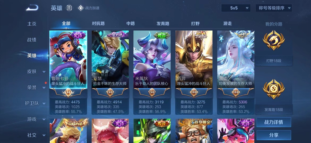 WZQM3125514王者荣耀账号详情图2 WZQM3125514王者荣耀账号详情图2