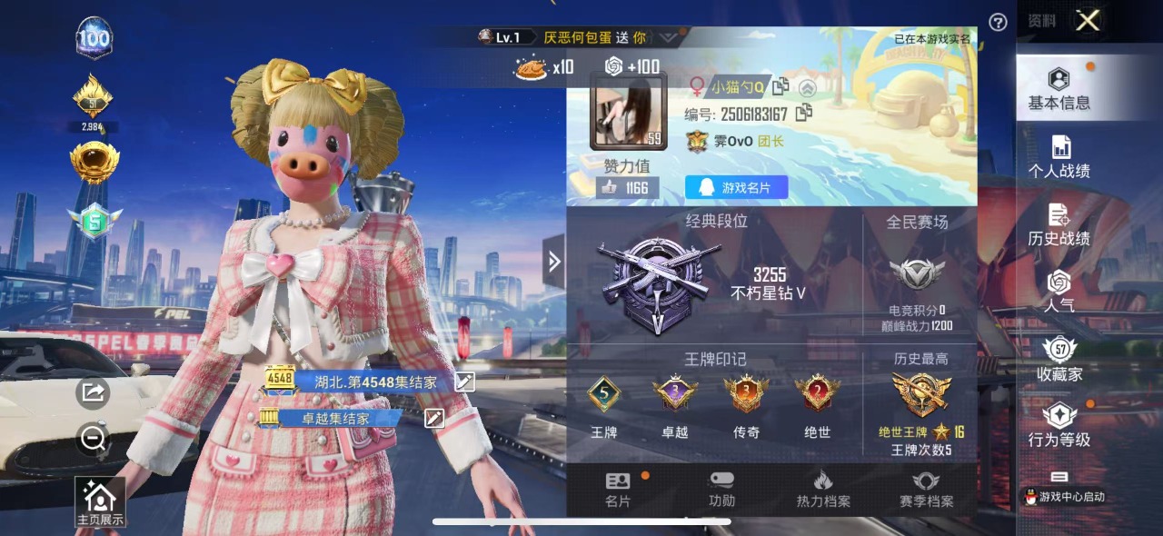 HPQM3208493和平精英账号详情图5 HPQM3208493和平精英账号详情图5