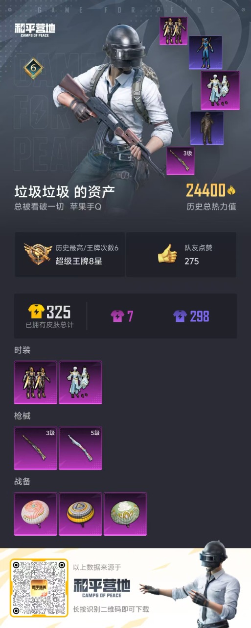 HPQM3211690和平精英账号详情图3 HPQM3211690和平精英账号详情图3