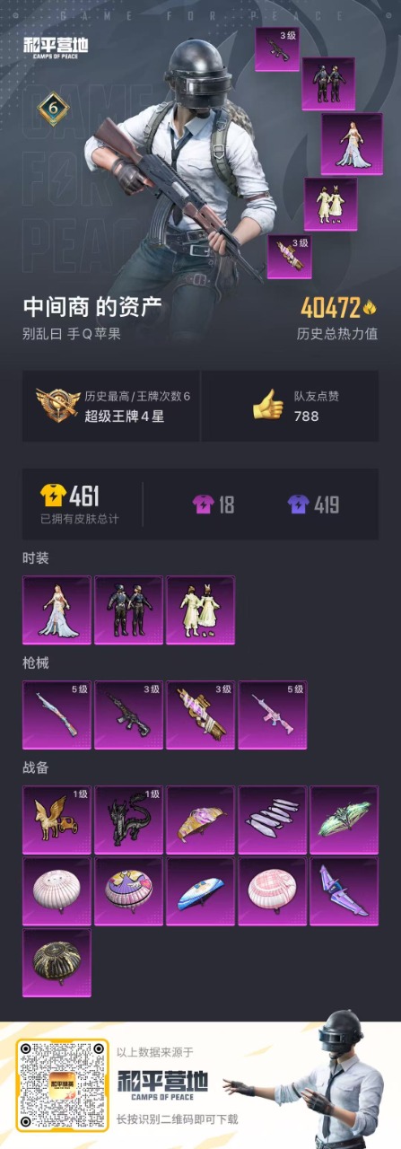 HPQM3212594和平精英账号详情图6 HPQM3212594和平精英账号详情图6