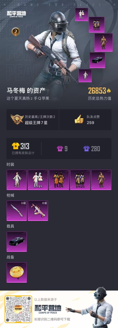 HPQM3213790和平精英账号详情图2 HPQM3213790和平精英账号详情图2