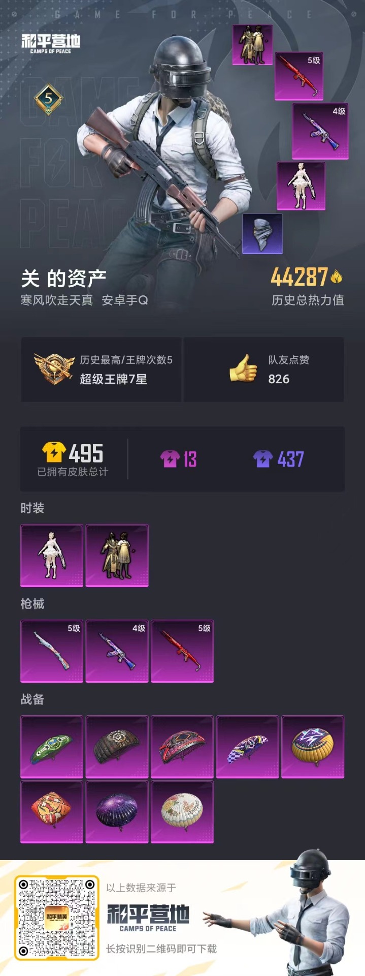 HPQM3222498和平精英账号详情图4 HPQM3222498和平精英账号详情图4