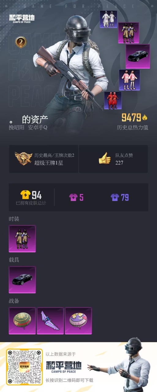 HPQM3222649和平精英账号详情图6 HPQM3222649和平精英账号详情图6