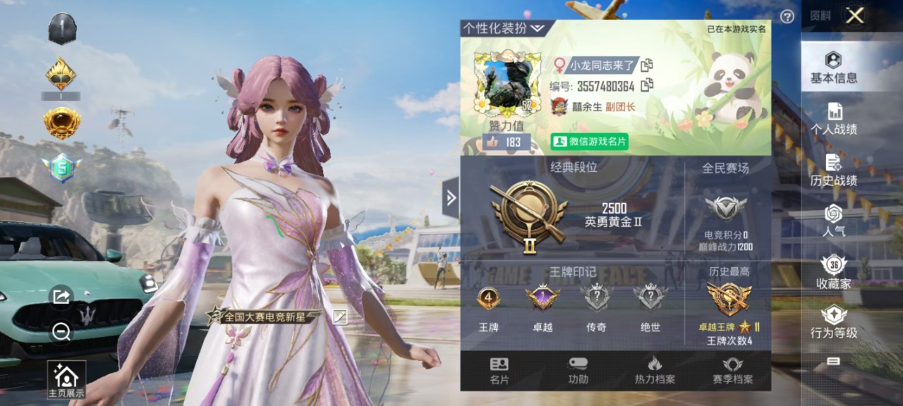 HPQM3223090和平精英账号详情图2
