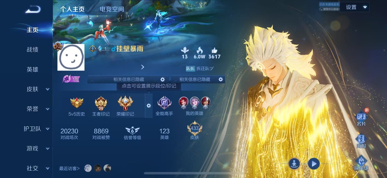 WZQM3139453王者荣耀账号详情图2 WZQM3139453王者荣耀账号详情图2