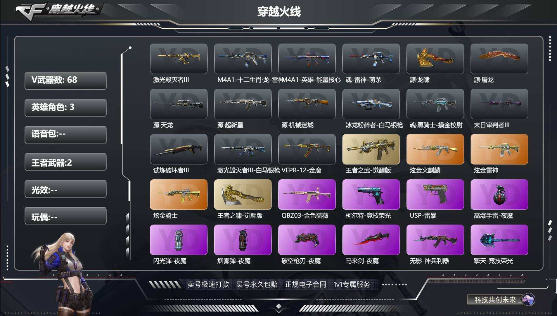 江西一区 高阶大元帅 Lv.100/ 5...