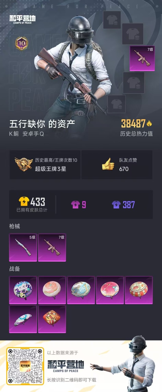 HPQM3264843和平精英账号详情图28 HPQM3264843和平精英账号详情图28