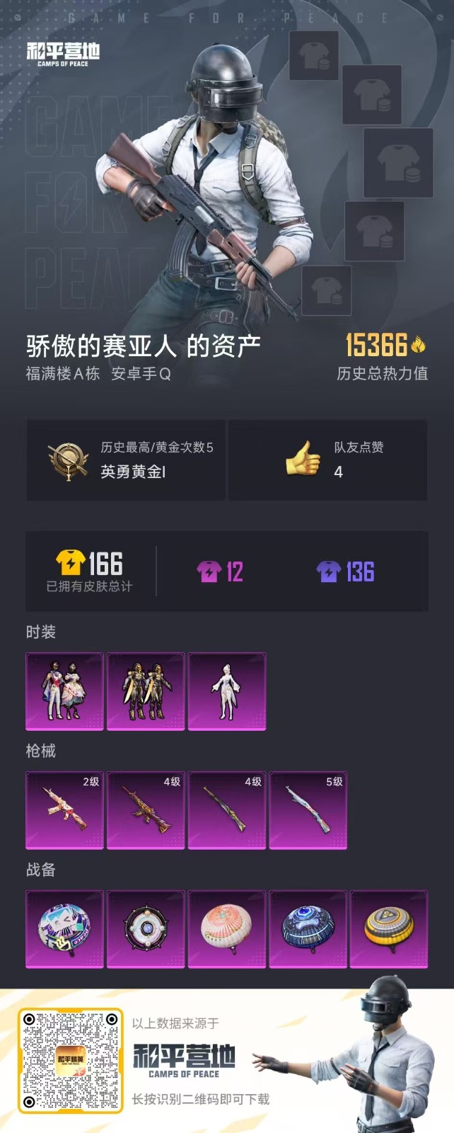 [9113144]3粉装 4特效枪 可二次 可修改实名 热门装扮：女娲灵识,星穹咏叹调,创世·救赎 稀有枪皮：Kar98K-巳巳如意,Kar98K创世·救赎,AKS-74U-星穹咏叹调,M416风花