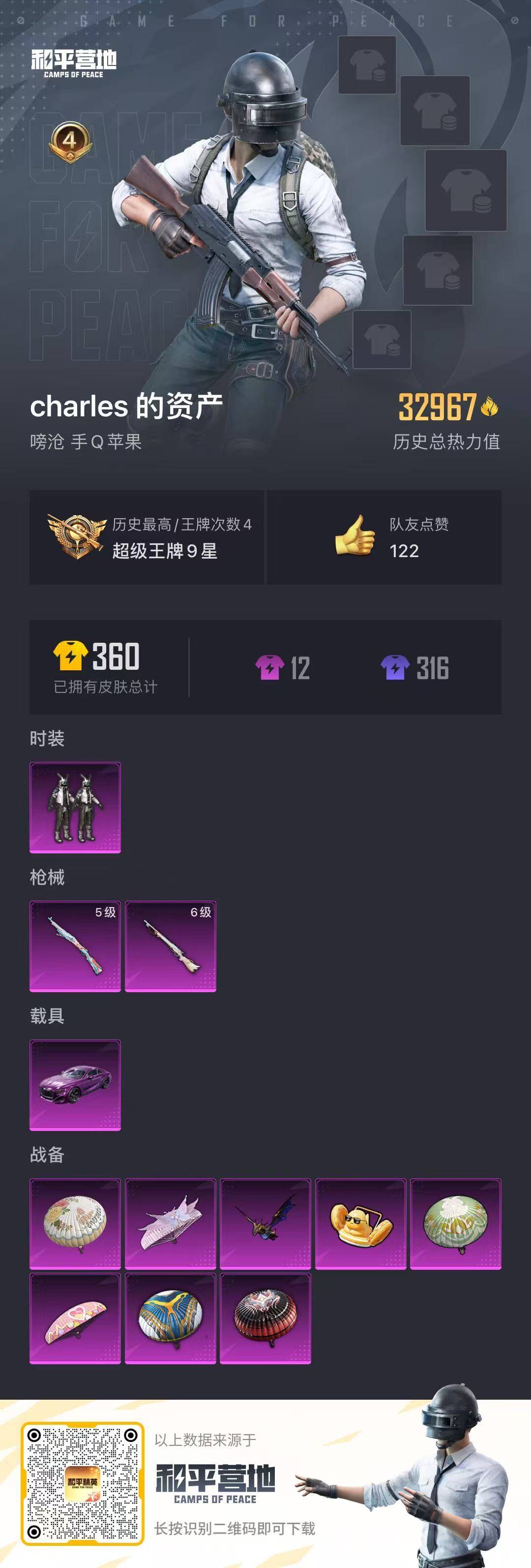 HPQM3263543和平精英账号详情图4 HPQM3263543和平精英账号详情图4