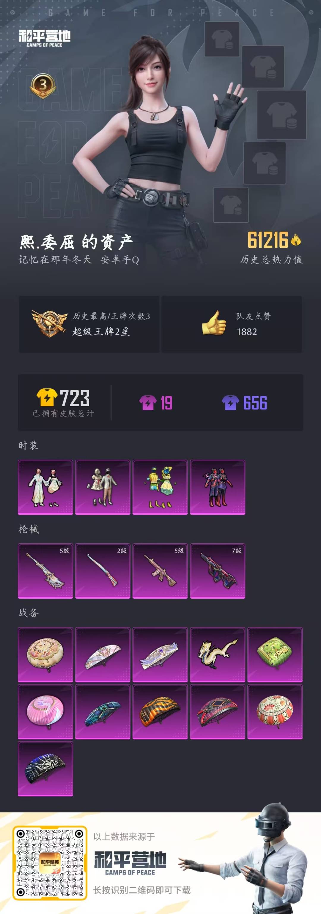 [9116126]4粉装 4特效枪 3印记 可二次 身法装备：暗影哥特（红眼罩） 热门装扮：宝贝奶油派,香水柠檬,星之彼岸,莲影清波,神秘黑猫,迅捷狂鲨,鹰眼刺客,深海小丑鱼 稀有枪皮：Kar98K