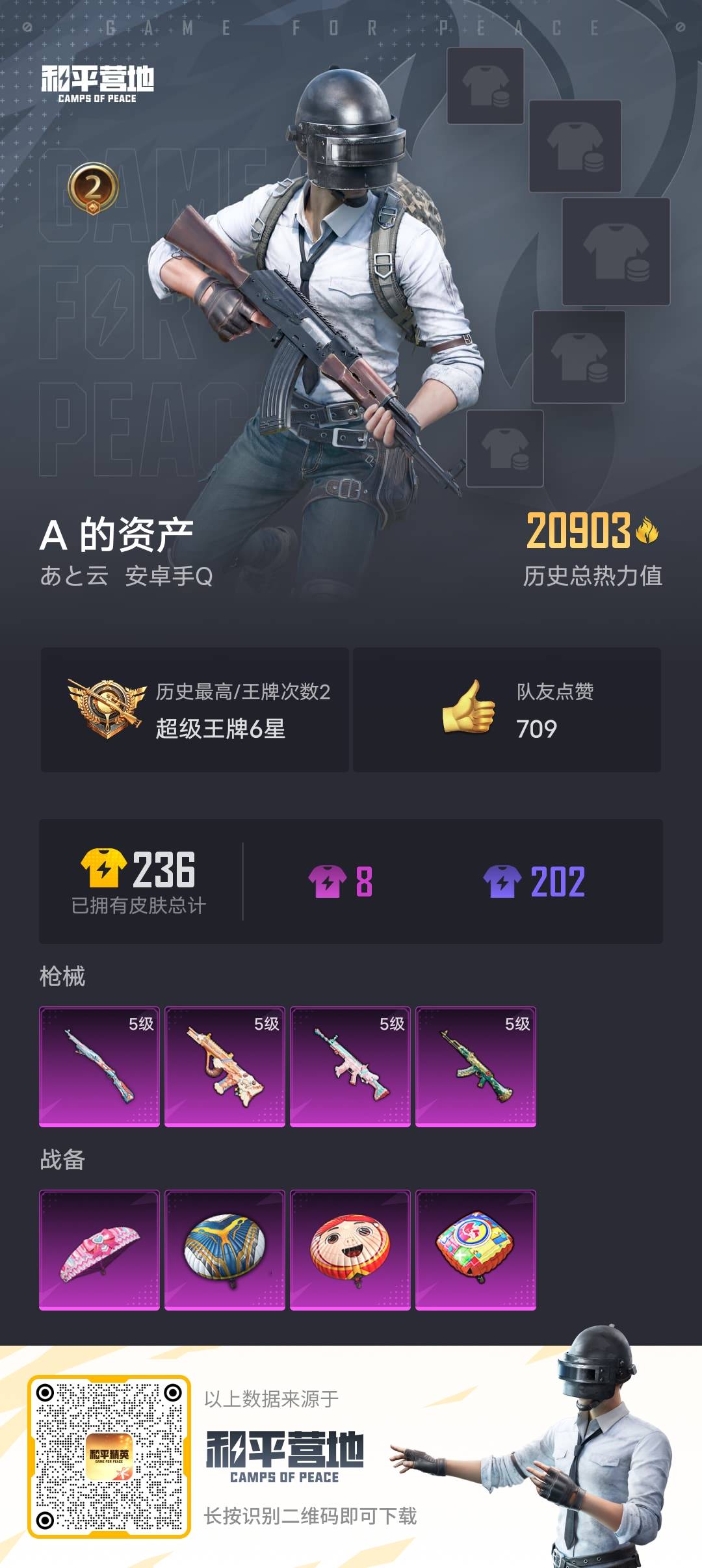HPQM3263567和平精英账号详情图2 HPQM3263567和平精英账号详情图2