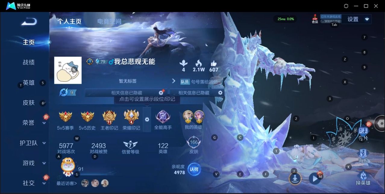 WZQM3166430王者荣耀账号详情图3 WZQM3166430王者荣耀账号详情图3