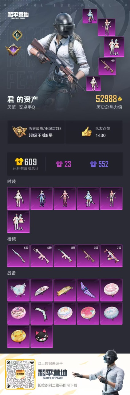 HPQM3263639和平精英账号详情图2 HPQM3263639和平精英账号详情图2