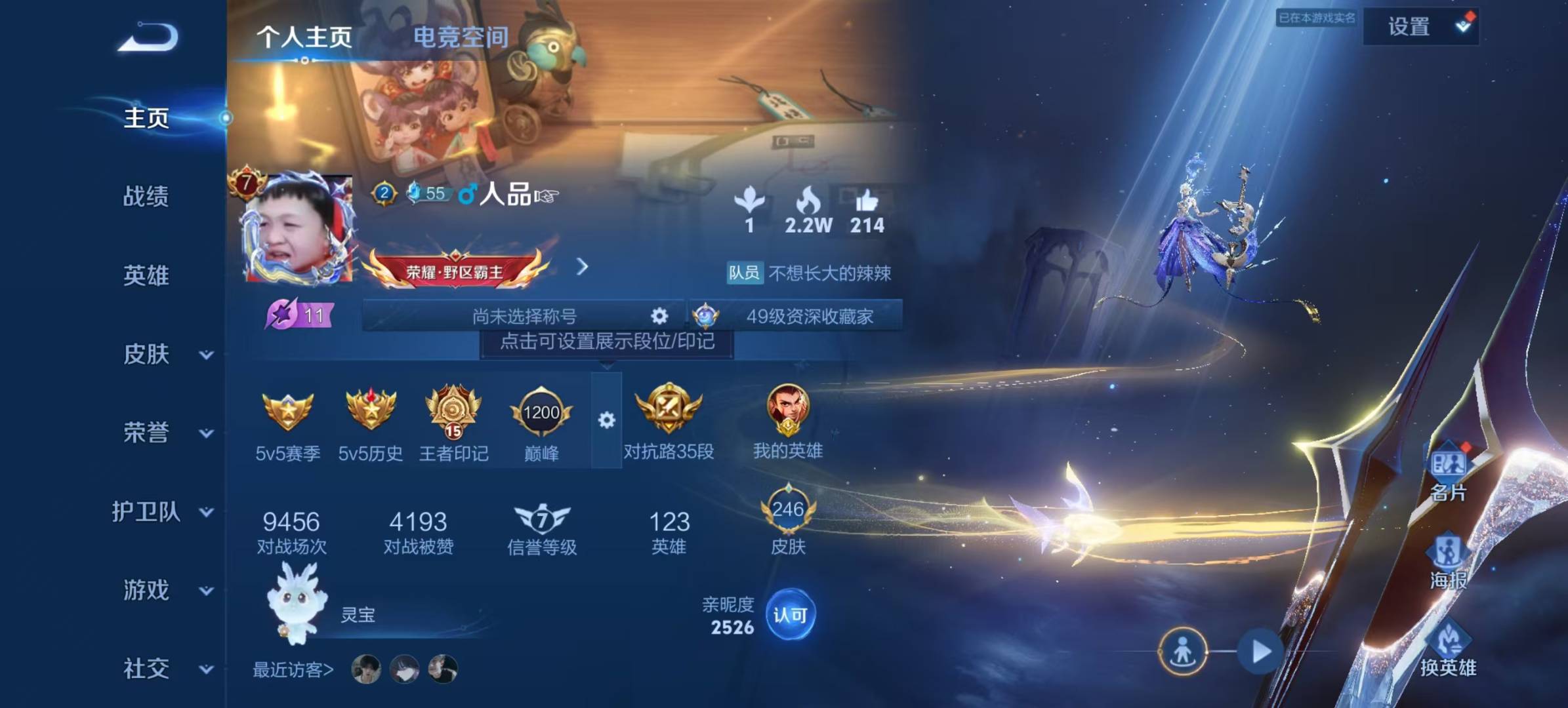WZQM3168220王者荣耀账号详情图3 WZQM3168220王者荣耀账号详情图3