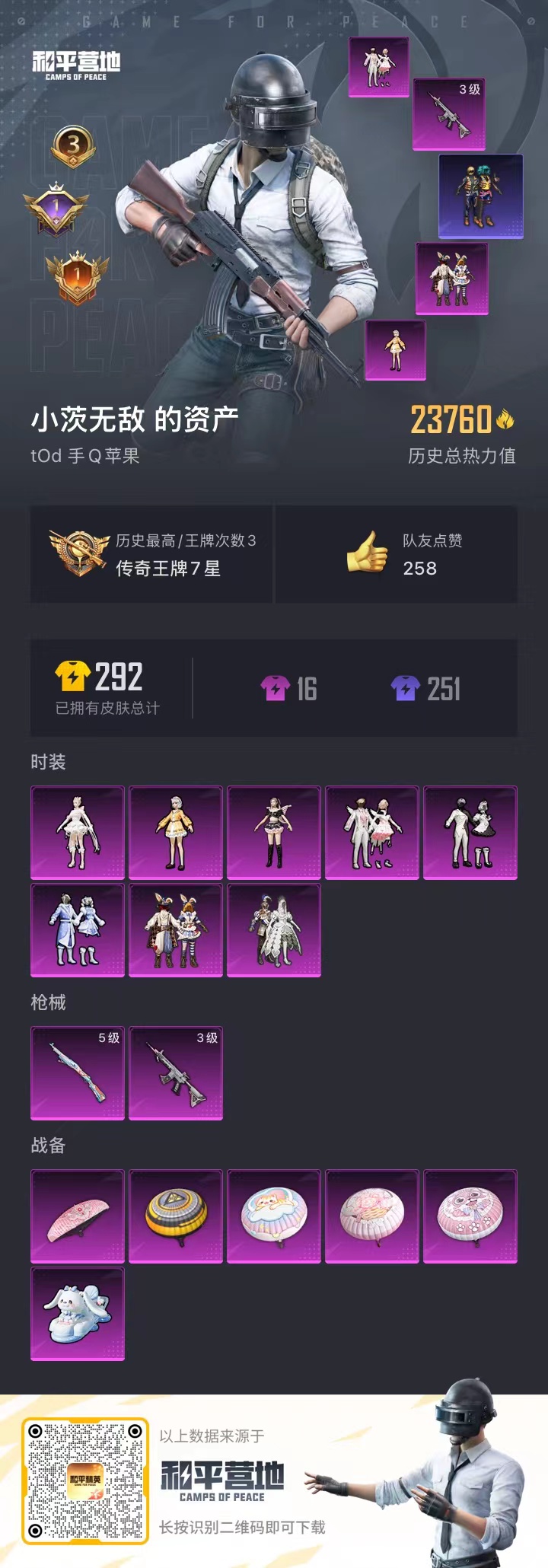 HPQM3264510和平精英账号详情图2 HPQM3264510和平精英账号详情图2