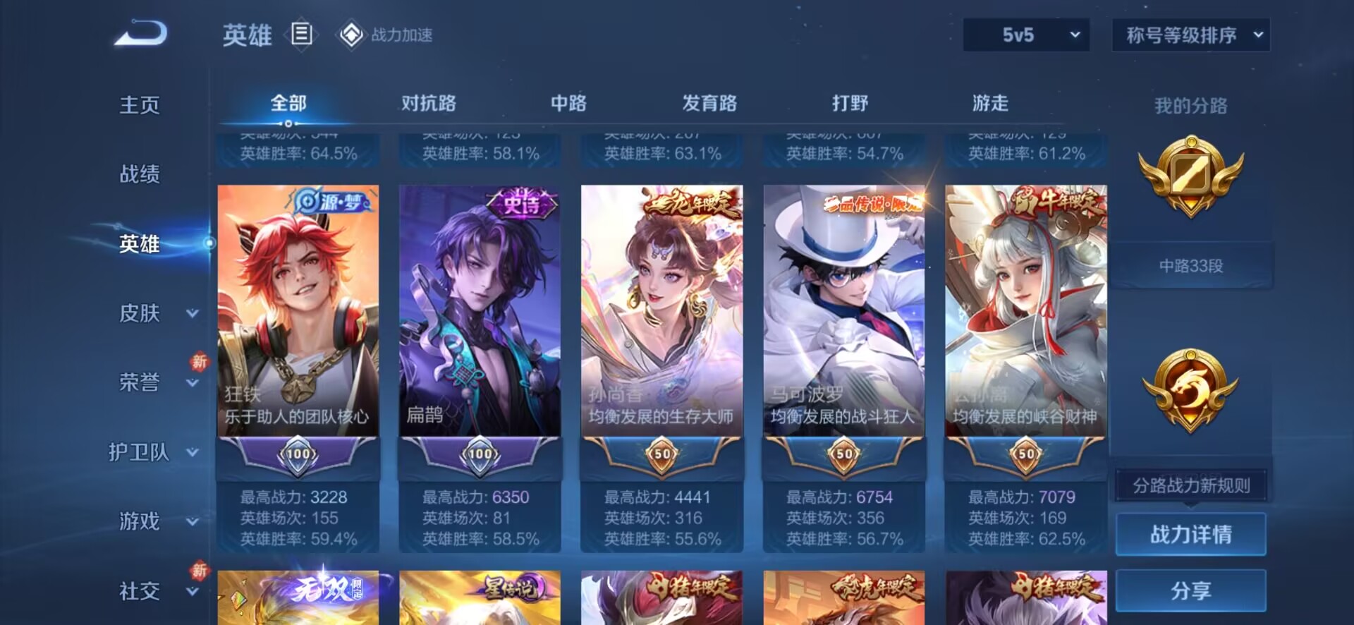 WZQM3168072王者荣耀账号详情图5 WZQM3168072王者荣耀账号详情图5