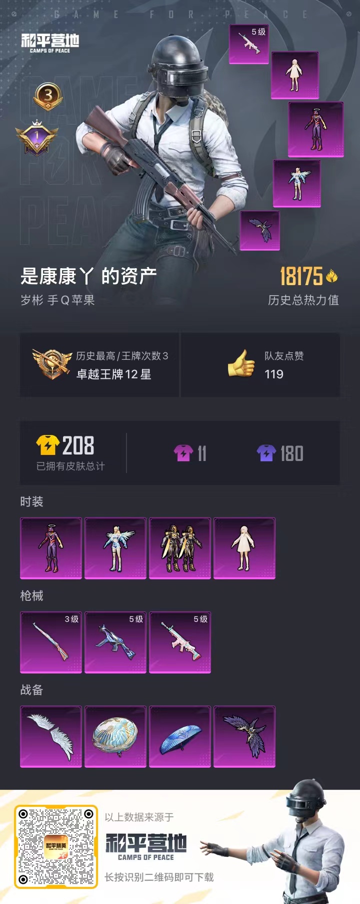 [9145281]4粉装 3特效枪 3印记 可二次 可修改实名 身法装备：初号机 觉醒Ver.(新紫螳螂) 热门装扮：白勺歌姬(玉足),超弦星,创世·救赎,初号机 觉醒Ver.(新紫螳螂) 稀有枪皮