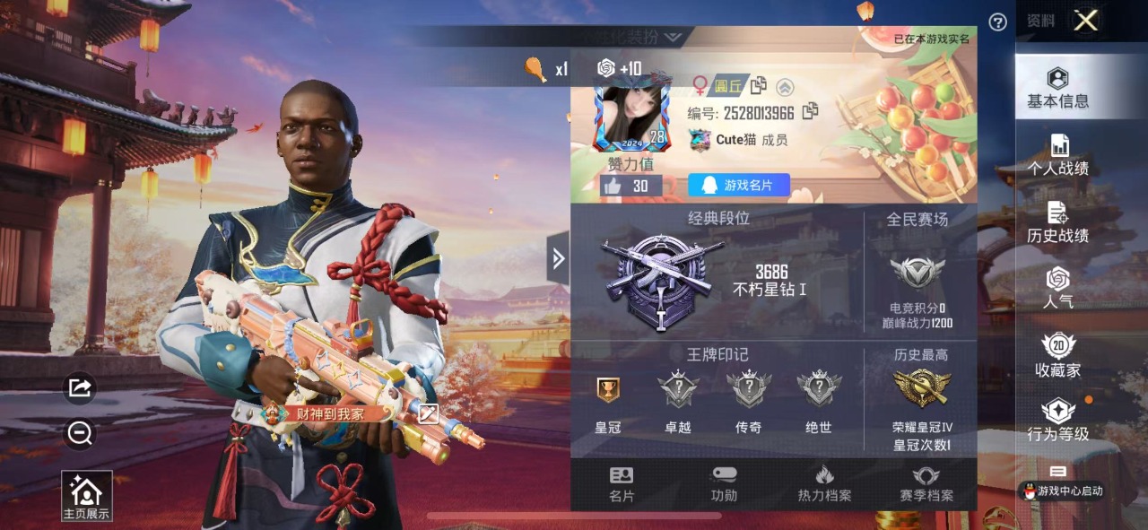 [9151818]3特效枪 可二次 稀有枪皮：GROZA-镜光银凌,Kar98K-巳巳如意,AUG-暖羊咩咩 五级特效枪：五级AUG-暖羊咩咩,五级GROZA-镜光银凌,五级Kar98K-巳巳如意 