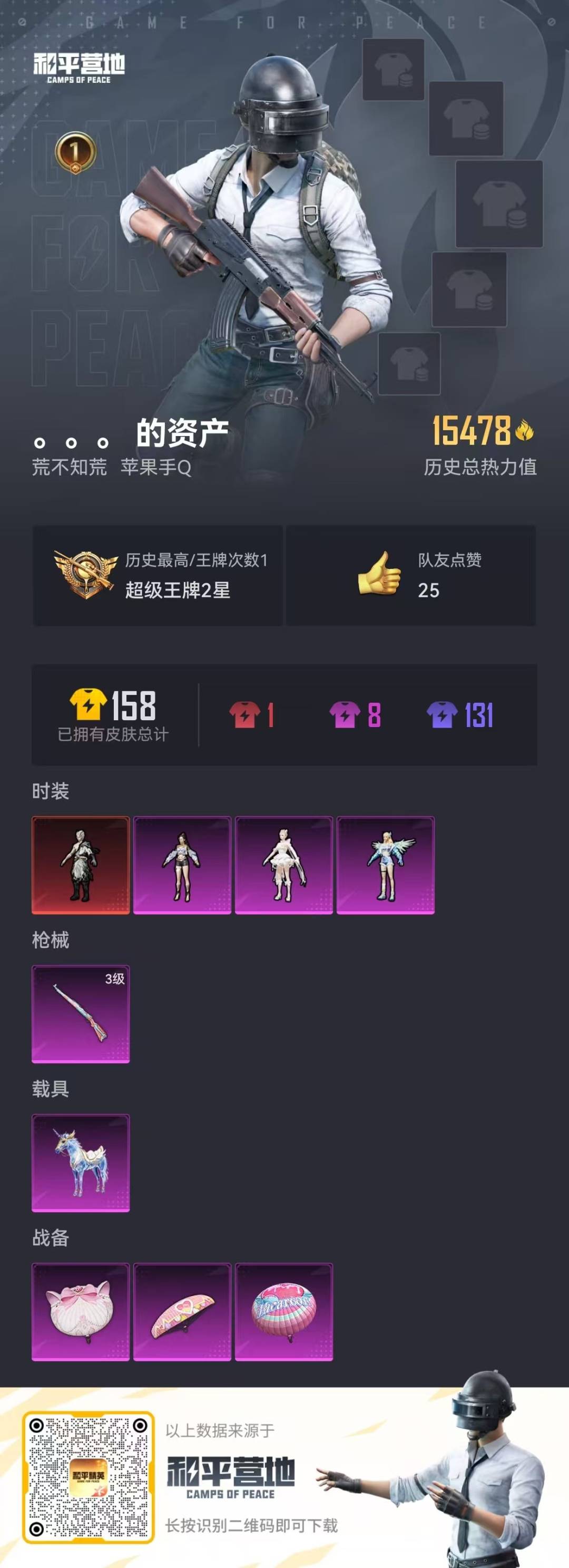[9165888]1红装 3粉装 1特效枪 1载具 1印记 可二次 二级神装：二级墨龙九天-敖渊(2级敖渊2级野人) 二级神装：二级墨龙九天-敖渊(2级敖渊2级野人) 热门装扮：时空协奏·回响,千金