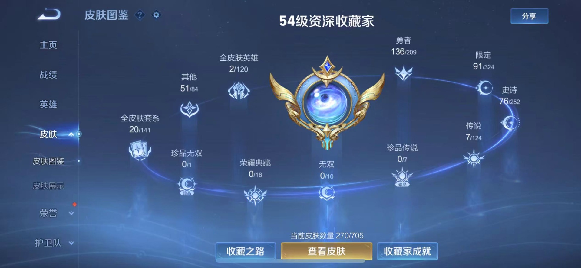 WZQM3169773王者荣耀账号详情图2 WZQM3169773王者荣耀账号详情图2