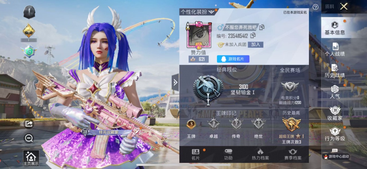 [9171449]4粉装 3特效枪 3印记 可二次 热门装扮：梦幻火箭(新101)(新火箭少女101粉色套装),极致幻想,狩月元帅,精灵迷巫,奇迹天团,梦魇先生 稀有枪皮：Kar98K-巳巳如意,M