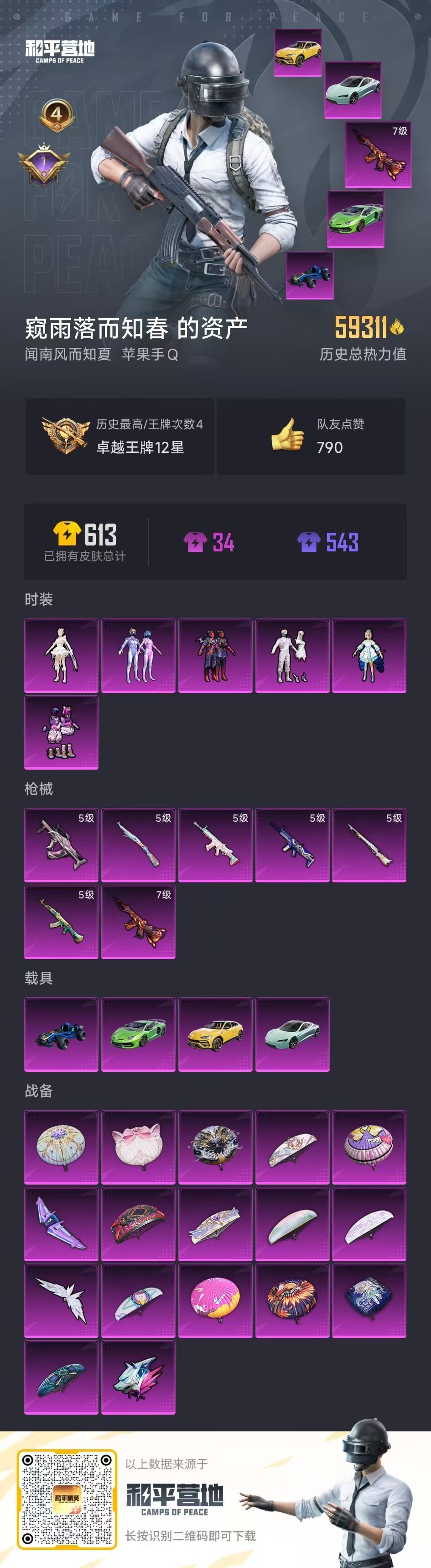 [9172534]6粉装 7特效枪 4载具 4印记 可二次 可修改实名 热门装扮：千金淑猫,梦幻火箭(新101)(新火箭少女101粉色套装),洛天依,星之彼岸,蓝莓炮弹,镜光幻境,软萌银虎,好奇恐龙
