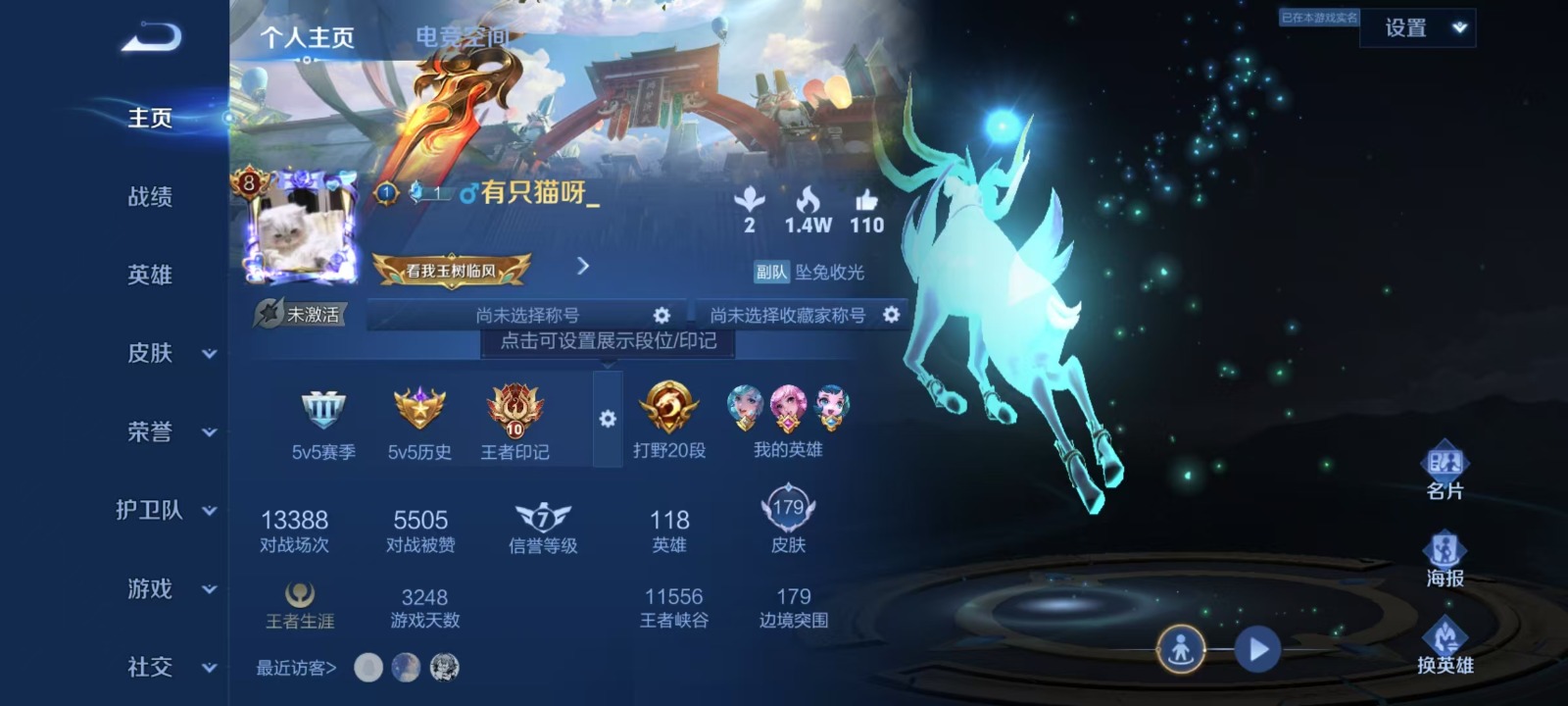 [9174011]V8 1典藏 7传说 118英雄 179皮肤 可修改实名 荣耀水晶：天鹅之梦(小乔典藏) 传说皮：地狱火,末日机甲-孙尚香(绿蚂蚱),淬星耀世,云鹰飞将(小将军),超时空战士-狄仁