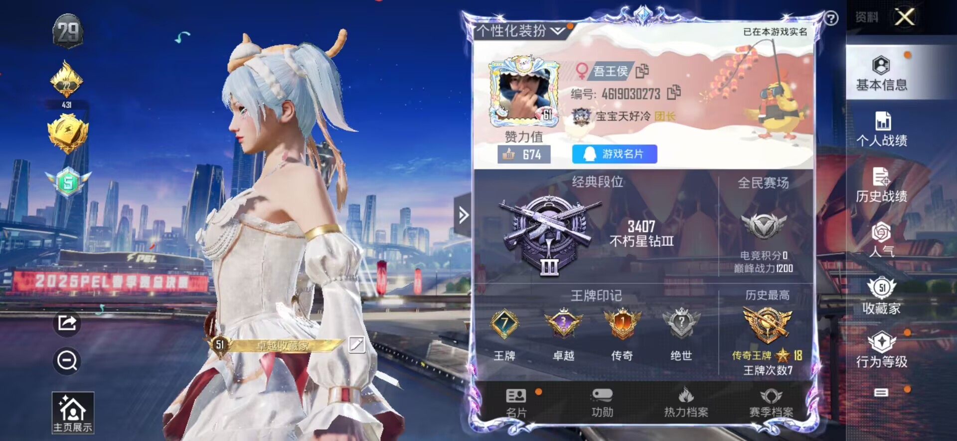 [9188735]2粉装 4特效枪 7印记 可二次 可修改实名 身法装备：8号机(新粉螳螂),Mark.06(新蓝螳螂) 热门装扮：千金淑猫,蜜语绒猫 稀有枪皮：GROZA-镜光银凌,Kar98K-