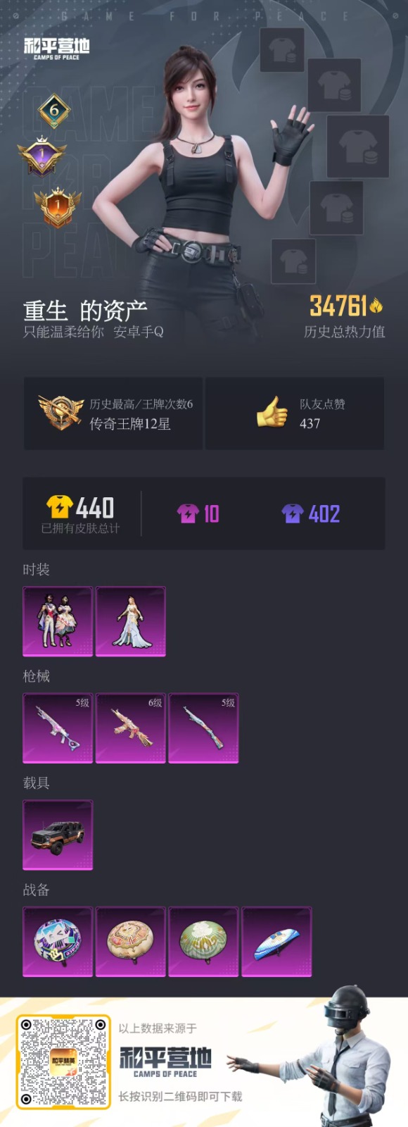 HPQM3266715和平精英账号详情图9 HPQM3266715和平精英账号详情图9