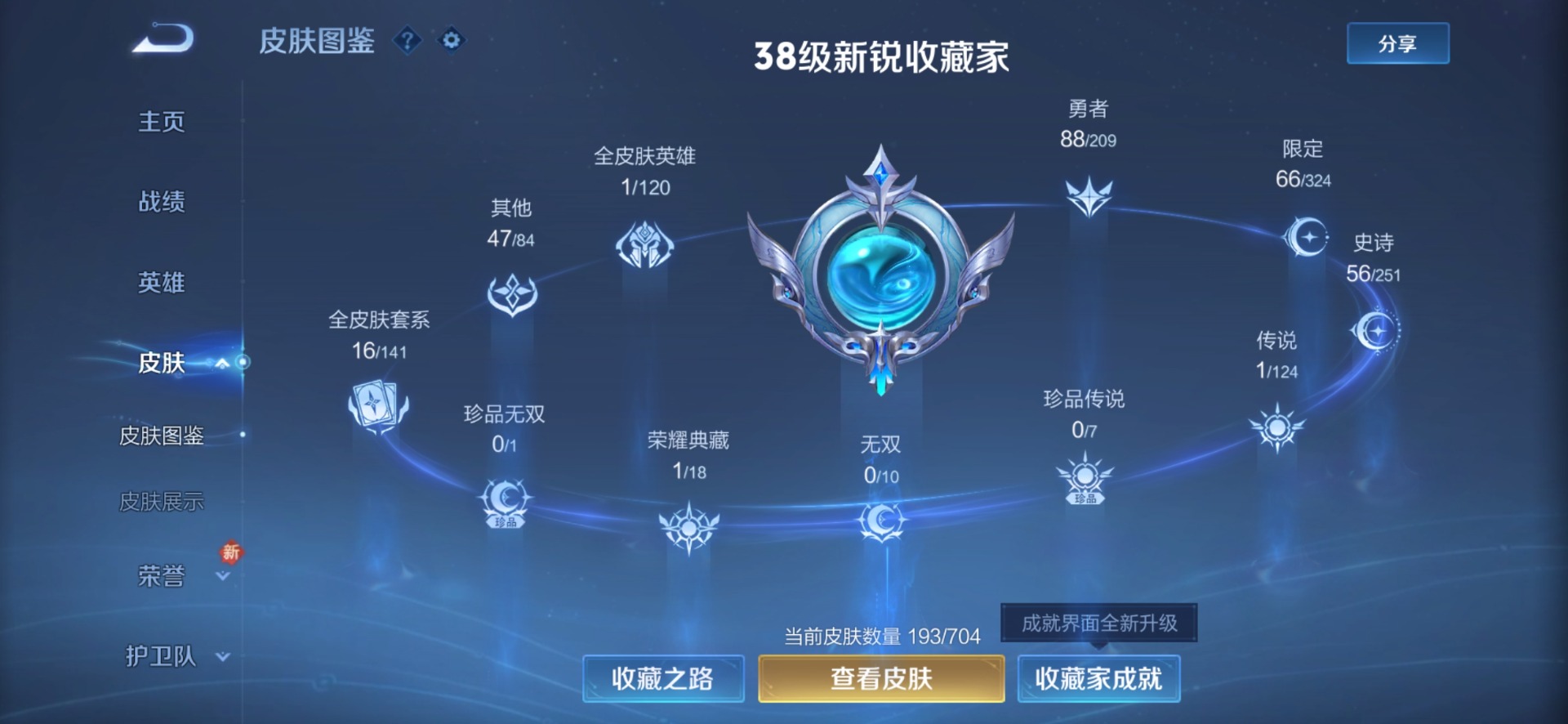WZQM3172725王者荣耀账号详情图4