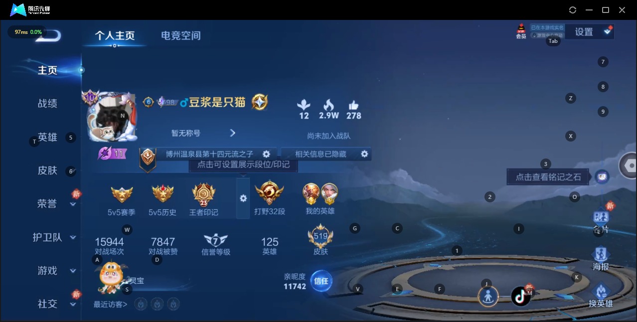 WZQM3175533王者荣耀账号详情图7 WZQM3175533王者荣耀账号详情图7