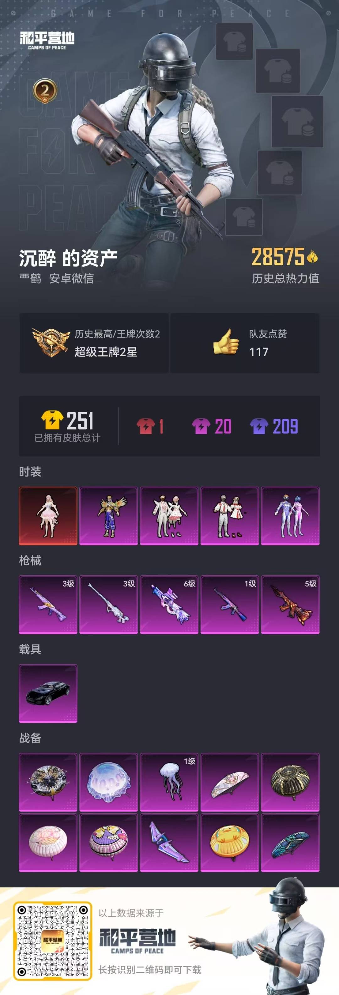 HPQM3270723和平精英账号详情图4 HPQM3270723和平精英账号详情图4
